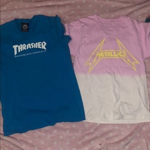 thrasher and metallica shirt